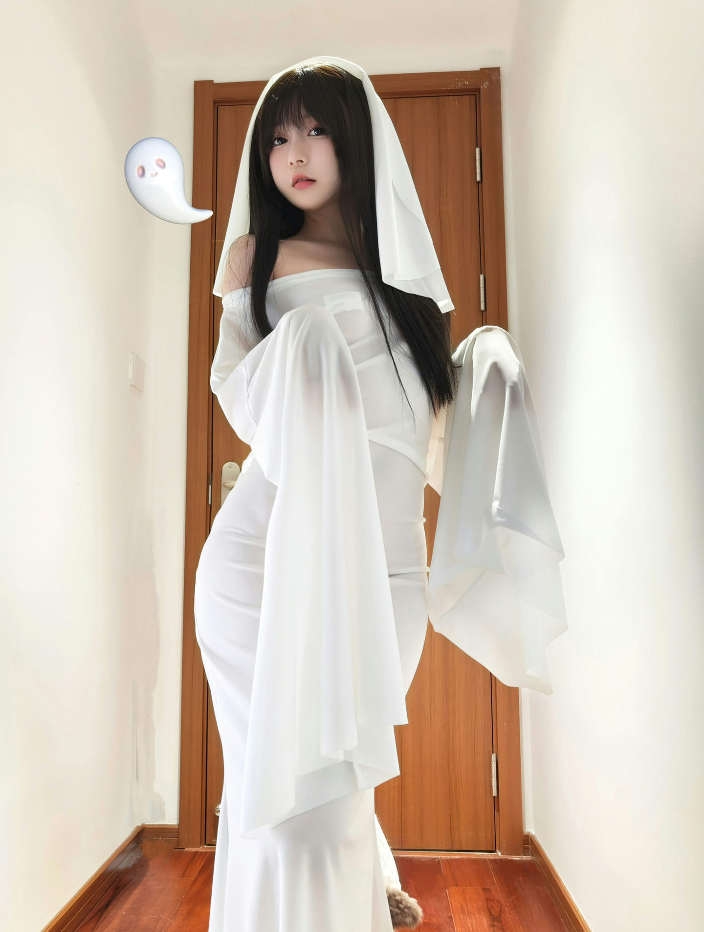 迷之呆梨 NO.063 万圣节装扮 幽灵娘