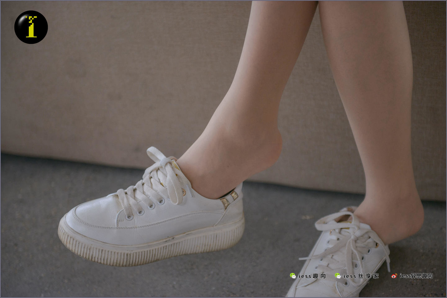 [IESS异思趣向] 普惠集 074 古典腿神小捷-小捷的小白鞋