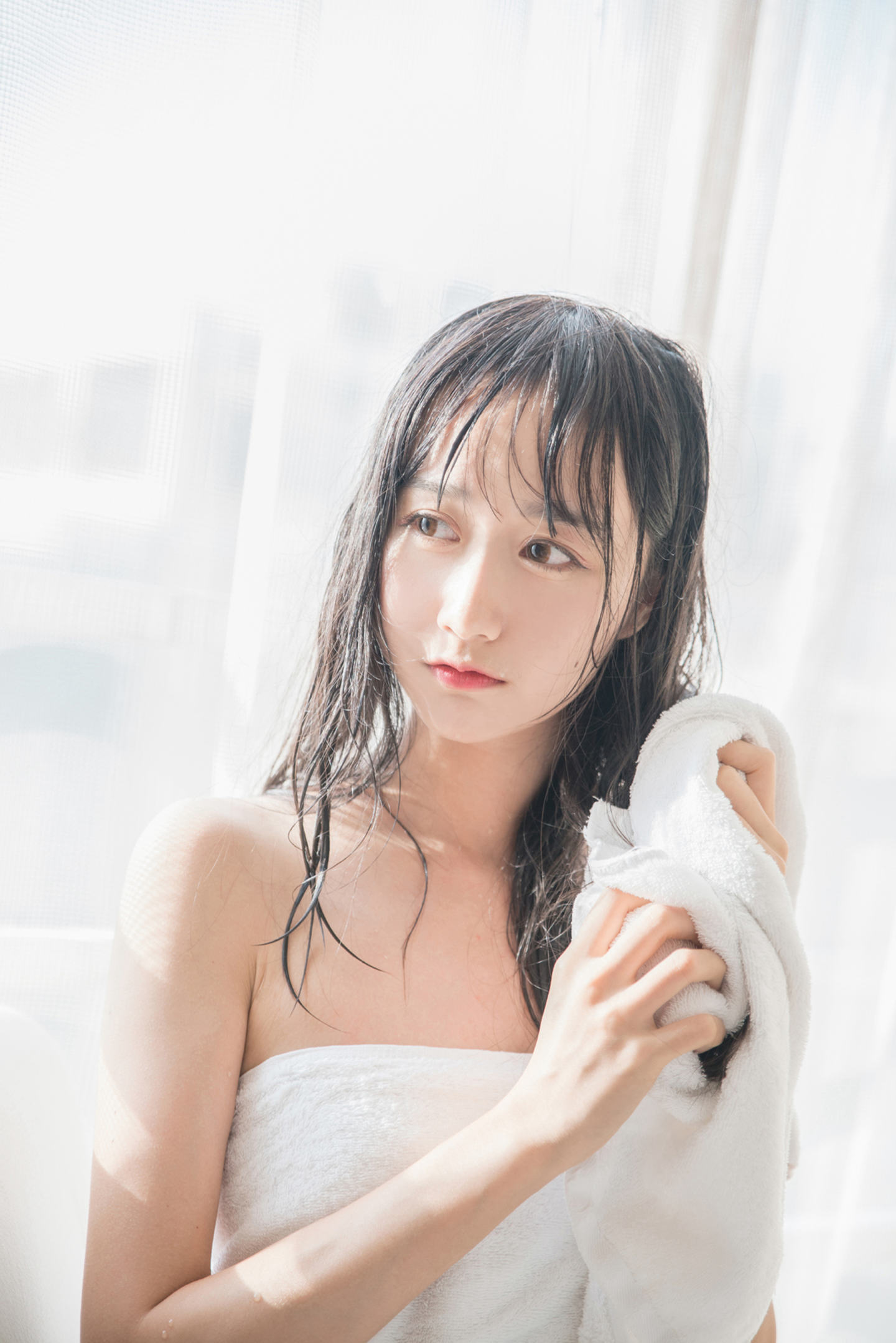 风之领域 NO.137 浴巾女友