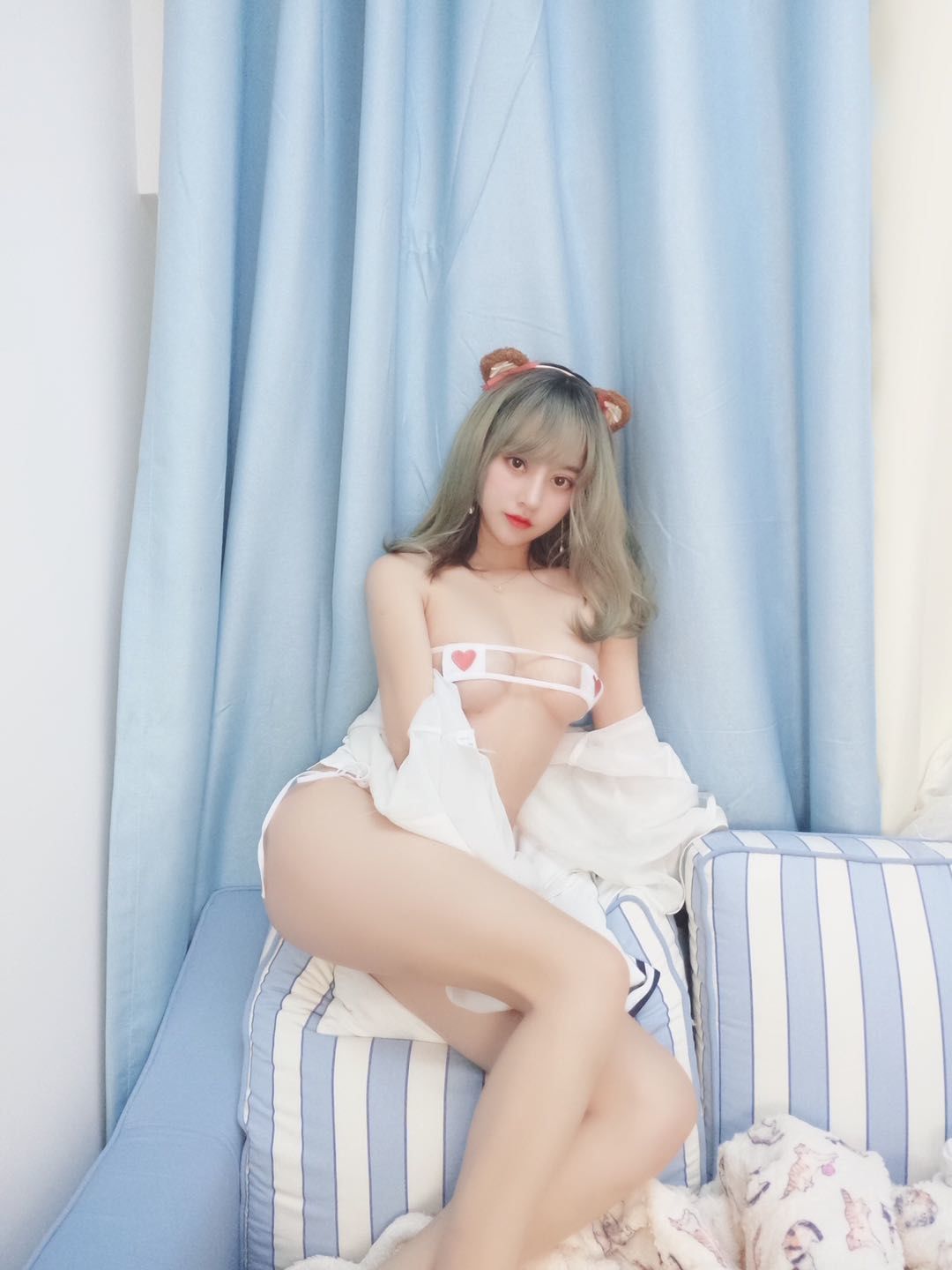 过期米线线喵 NO.024 兽耳 白色 [18P]