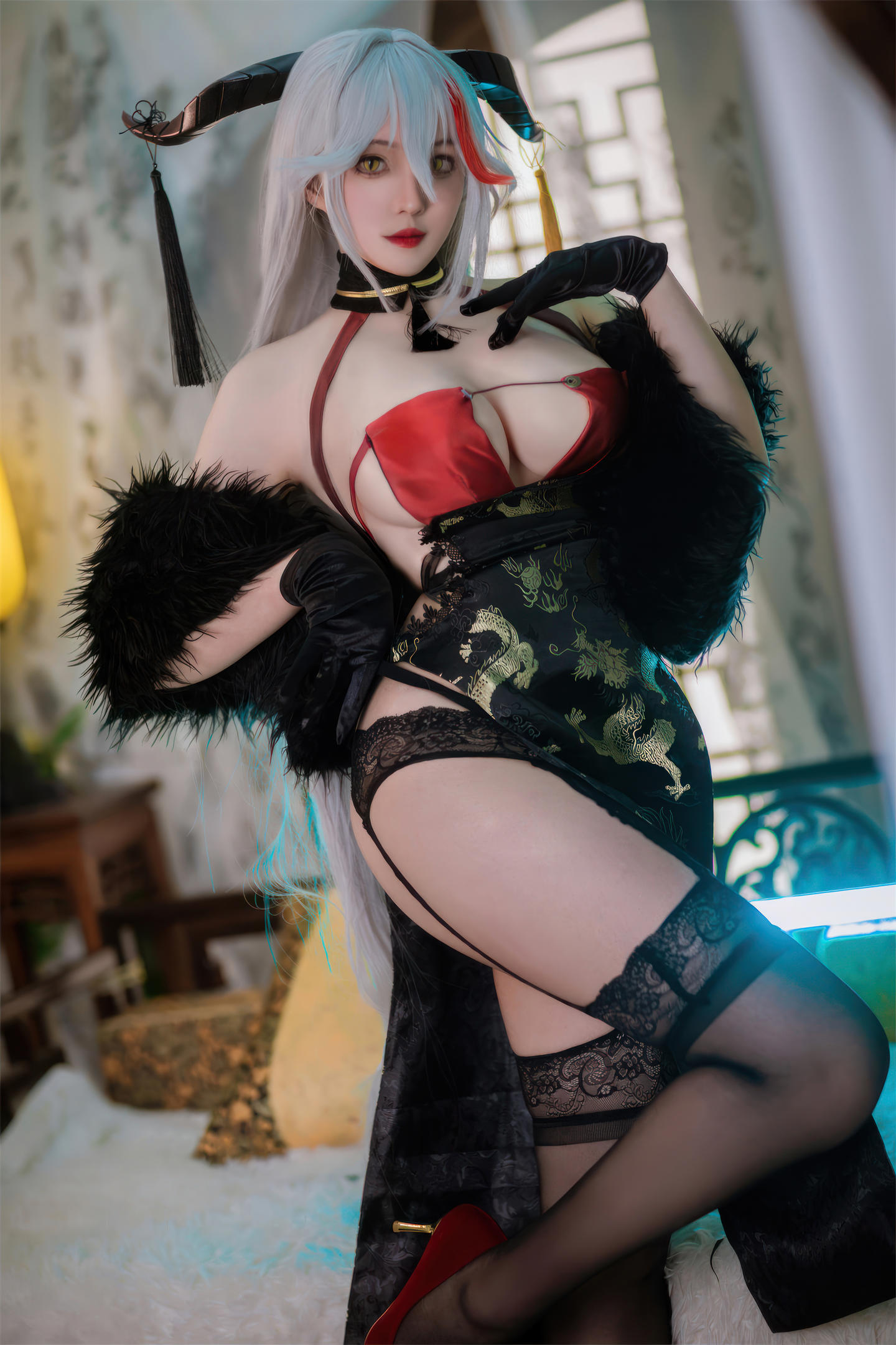 Natsuko夏夏子  NO.40 埃吉尔 金龙腾祥云 [30P]