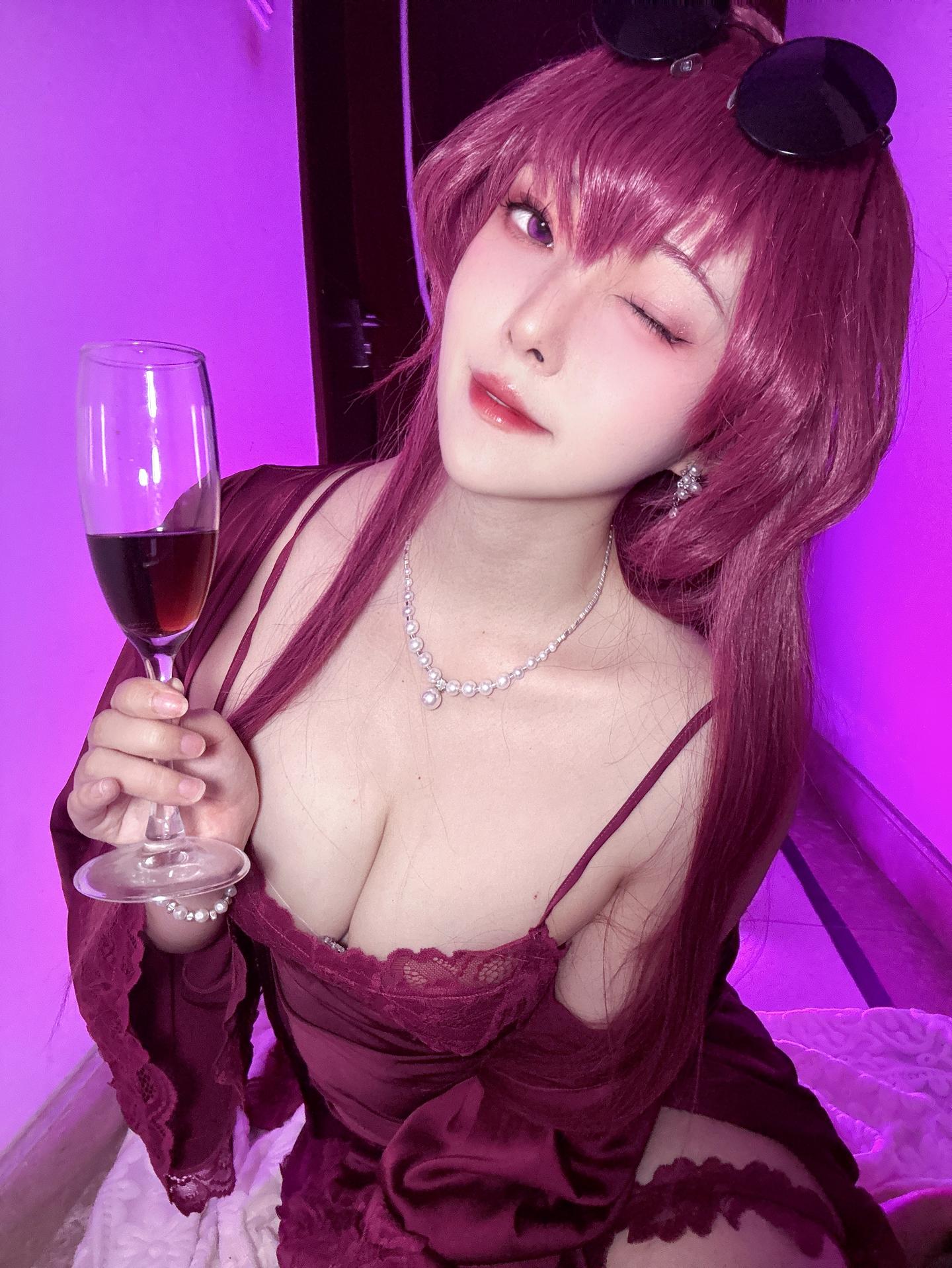 Natsuko夏夏子  NO.61 崩坏：星穹铁道 卡芙卡睡衣 [34P6V]