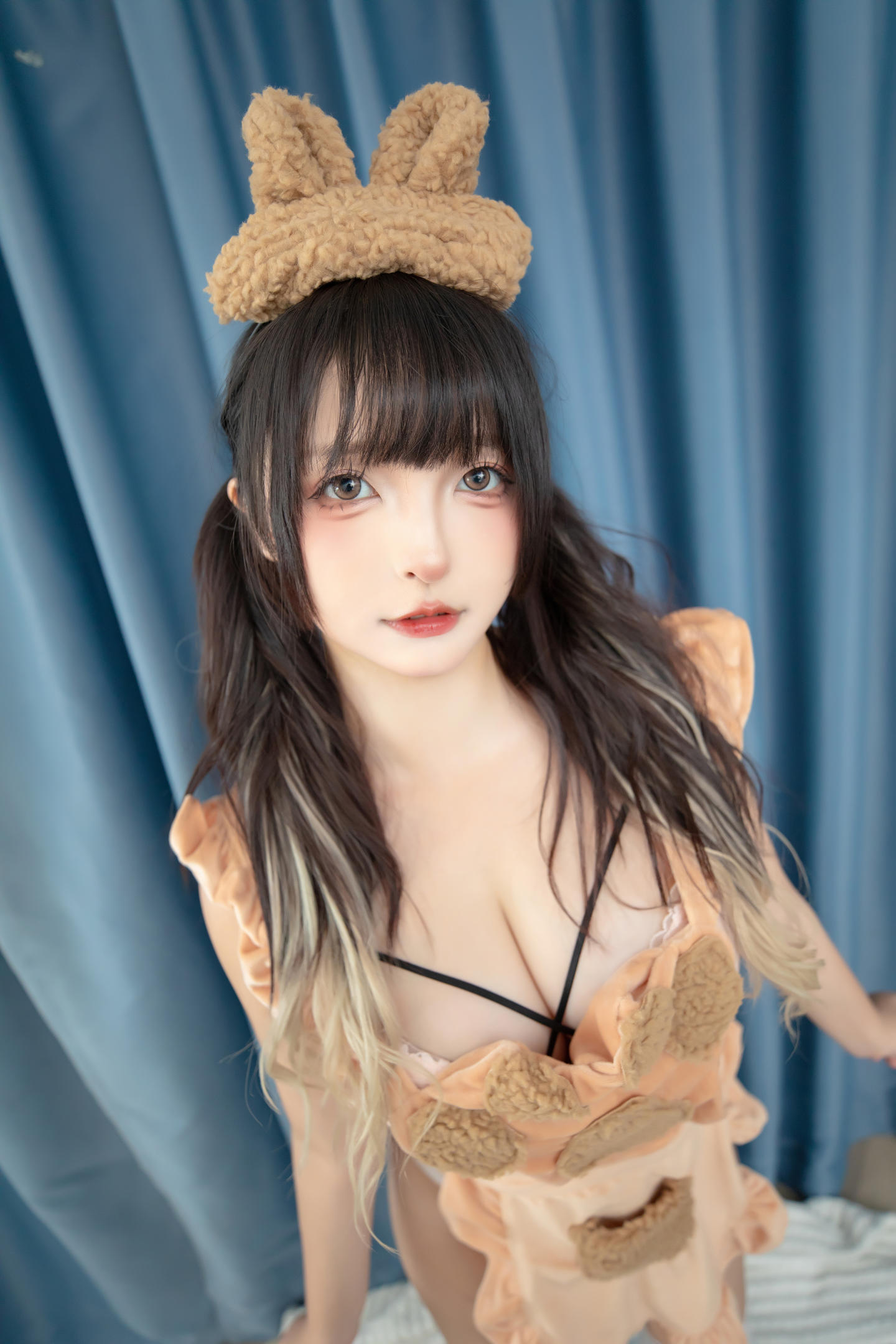 神楽坂真冬 NO.222 白丝小熊 [75P2V]