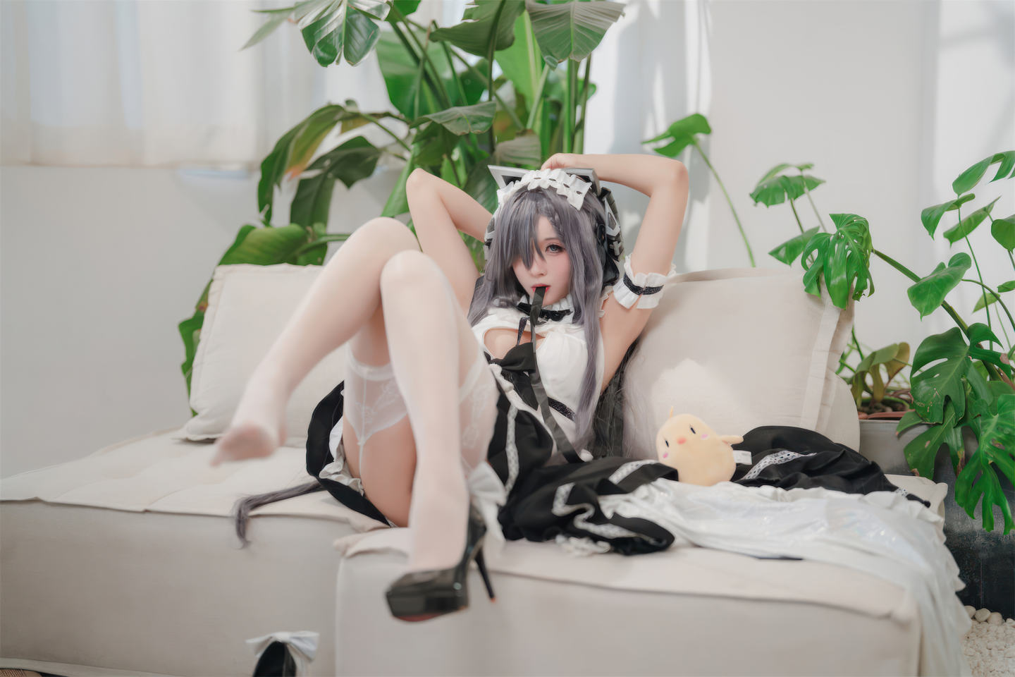 轩萧学姐 NO.060 碧蓝航线 奥古斯特女仆 [67P1V]