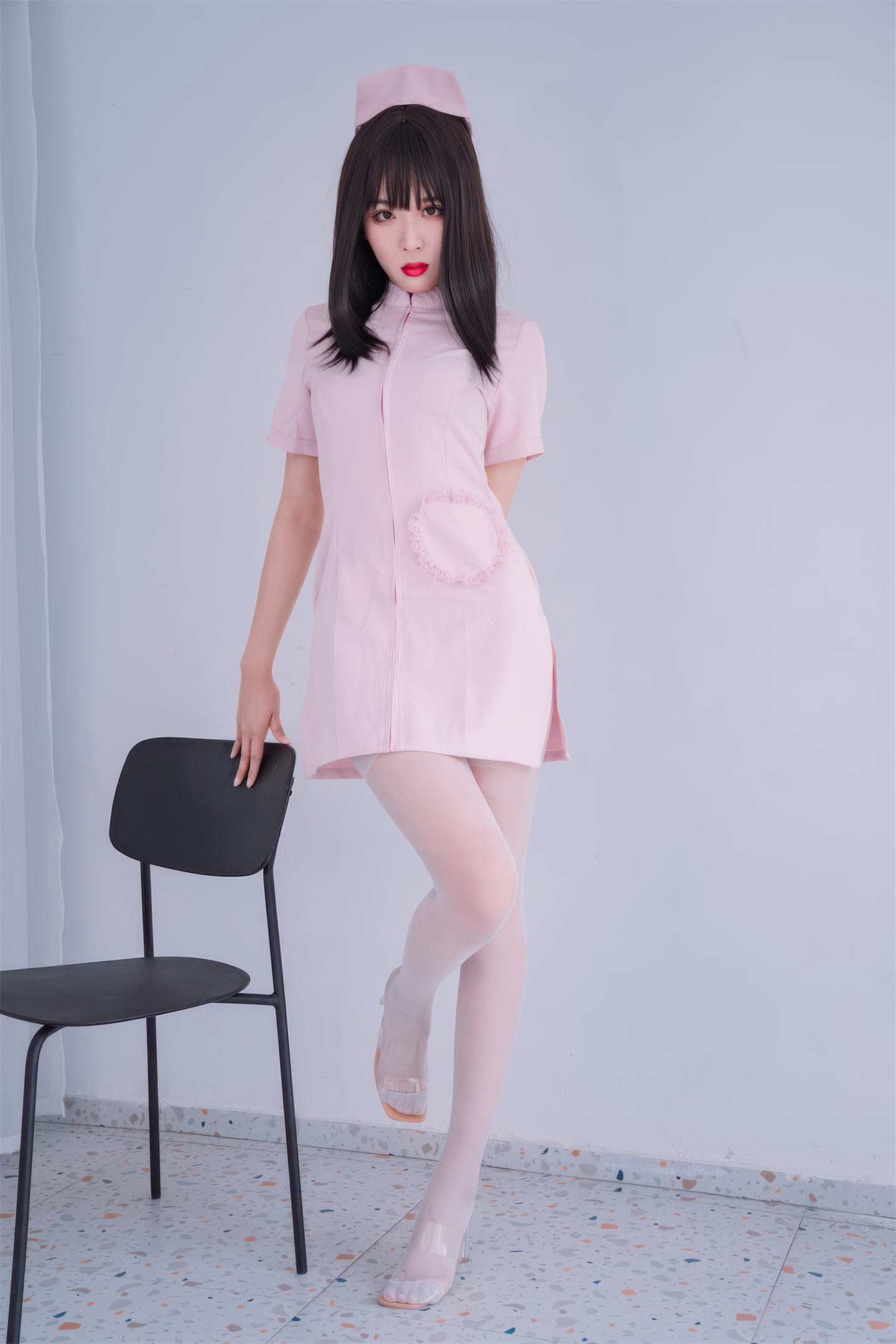 轩萧学姐 NO.063 粉色护士[59P1V]