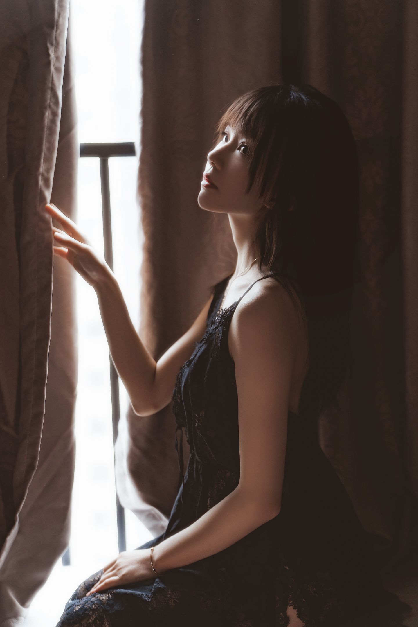 桜桃喵 NO.185 黑 [21P]